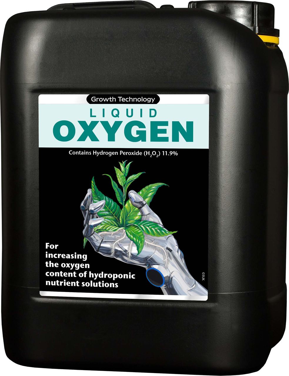 LIQUID OXYGEN, 5L, ZWIĘKSZA ZAWARTOŚĆ TLENU W POŻYWCE - GROWTH TECHNOLOGY (hydro, aero) płynny tlen