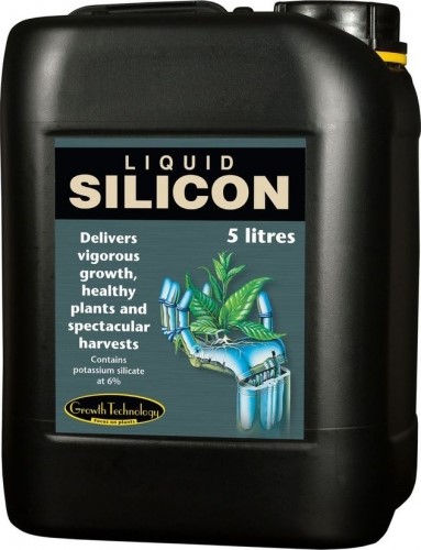 LIQUID  SILICON  5L, PŁYNNY KRZEM, WZMACNIA ŁODYGI, POPRAWIA WCHŁANIANIE, ZWIĘKSZA ODPORNOŚĆ, GROWTH TECHNOLOGY