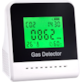 ELEKTRONICZNY MONITOR CO2 + TEMP. + RH, CZUJNIK NDIR, ZASILANIE CIĄGŁE LUB AKUMULATOROWE,  80x50xh80mm / 110gm, do uprawy, do boxa
