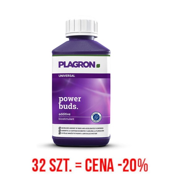 POWER BUDS 250ml/0,25L, STYMULATOR KWITNIENIA, ZWIĘKSZA ILOŚĆ PĄKÓW, PLAGRON, (gleba, kokos)