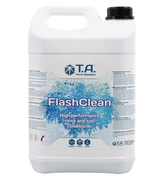 FLASH CLEAN - FLORA KLEEN,  5L, KONCENTRAT USUWAJĄCY SOLE,  TERRA AQUATICA - GHE