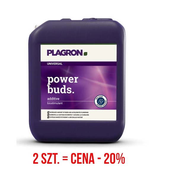 POWER BUDS 5L, STYMULATOR KWITNIENIA, ZWIĘKSZA ILOŚĆ PĄKÓW, PLAGRON, (gleba,kokos)