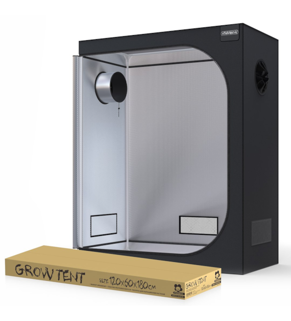 120x60 x180cm GROWBOX VF120R, SZAFA, NAMIOT DO UPRAWY ROŚLIN, VF Krakow, GrowTent, Diamond