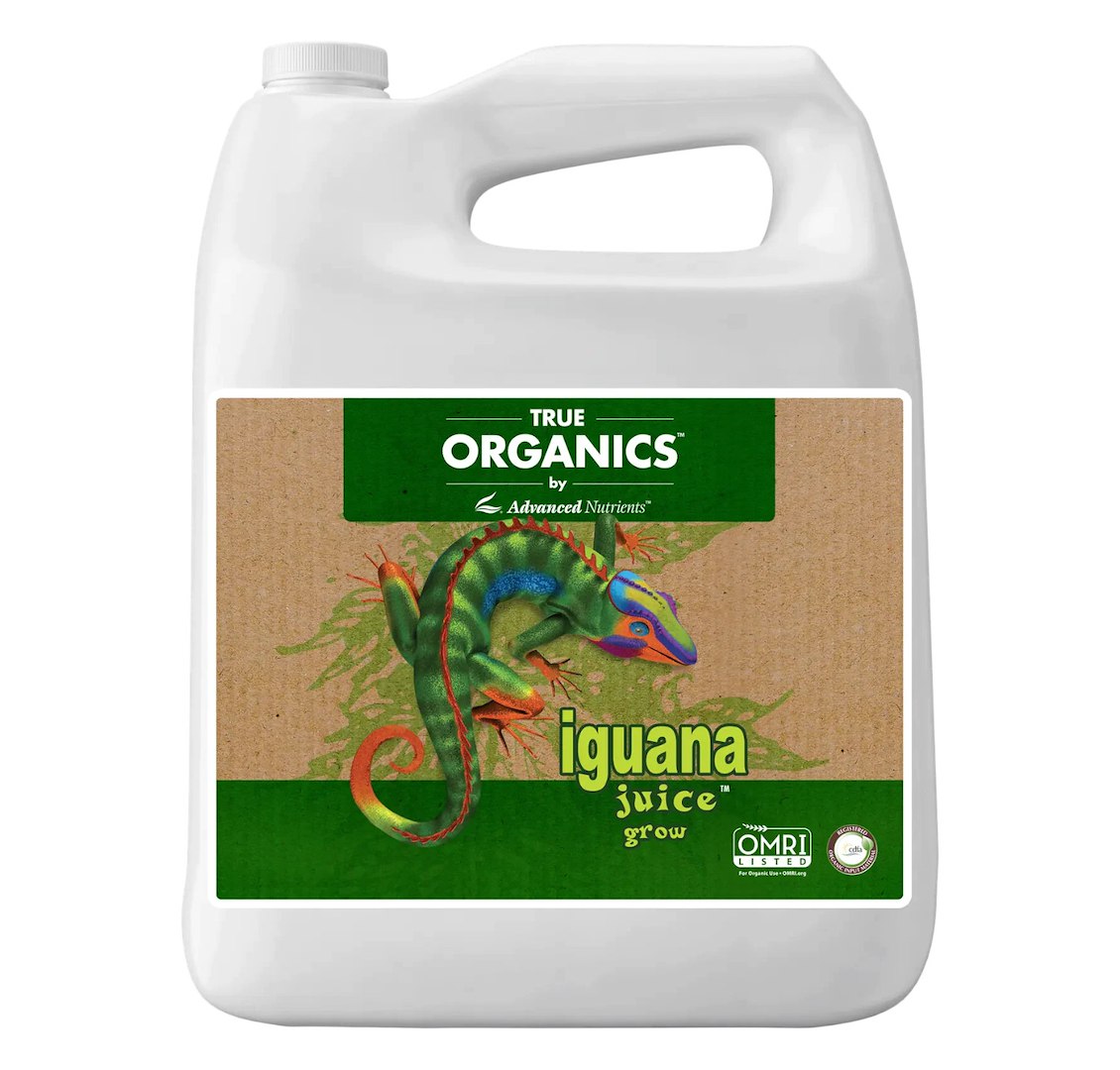 !-OG Organics™ IGUANA JUICY GROW 5L, ORGANICZNY NAWÓZ NA WZROST, (gleba, hydro, kokos), ADVANCED NUTRIENTS