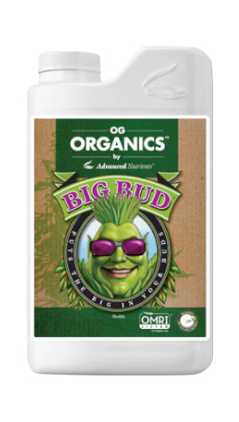 OG Organics™ BIG BUD 0.5L/500ML, ORGANICZNY AKCELERATOR KWITNIENIA, (gleba, hydro, kokos), ADVANCED NUTRIENTS