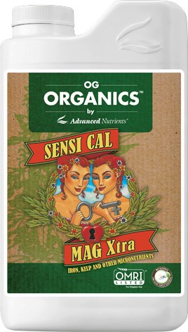 !-OG Organics™ SENSI CAL-MAG XTRA 1L, ORGANICZNY WAPŃ I MAGNEZ + ŻELAZO, SIARKA I CYNK, (gleba,hydro,kokos), ADVANCED NUTRIENTS