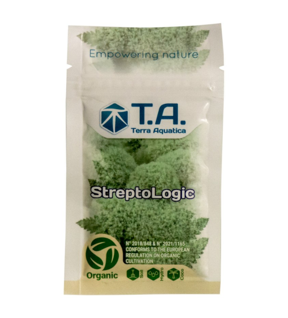 !-STREPTOLOGIC PROSZEK 10g, 100% NATURALNY STYMULATOR SYSTEMU OCHRONNEGO ROŚLIN, MIKROORGANIZMY, TERRA AQUATICA, T.A.