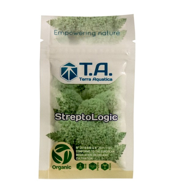 STREPTOLOGIC PROSZEK 10g, 100% NATURALNY STYMULATOR SYSTEMU OCHRONNEGO ROŚLIN, MIKROORGANIZMY, TERRA AQUATICA, T.A.