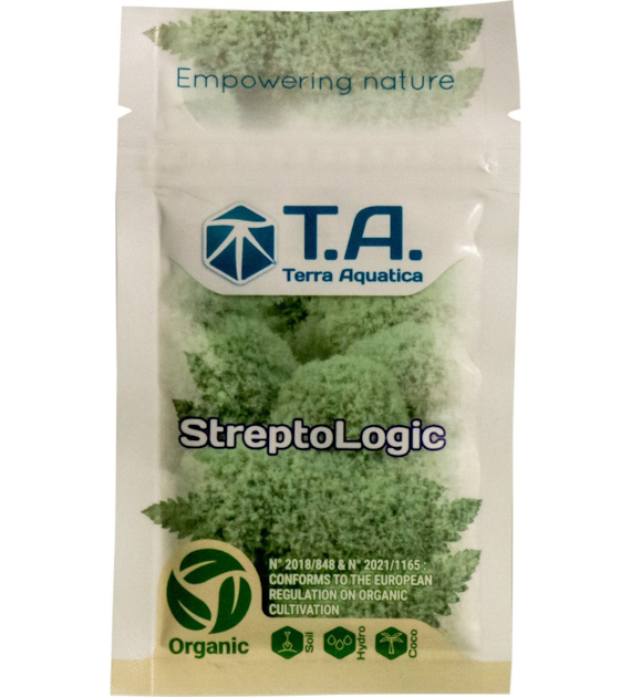 !-STREPTOLOGIC PROSZEK 50g, 100% NATURALNY STYMULATOR SYSTEMU OCHRONNEGO ROŚLIN, MIKROORGANIZMY, TERRA AQUATICA, T.A.