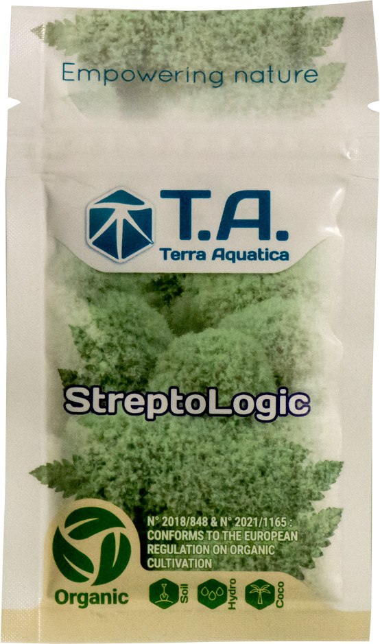 !-STREPTOLOGIC PROSZEK 50g, 100% NATURALNY STYMULATOR SYSTEMU OCHRONNEGO ROŚLIN, MIKROORGANIZMY, TERRA AQUATICA, T.A.