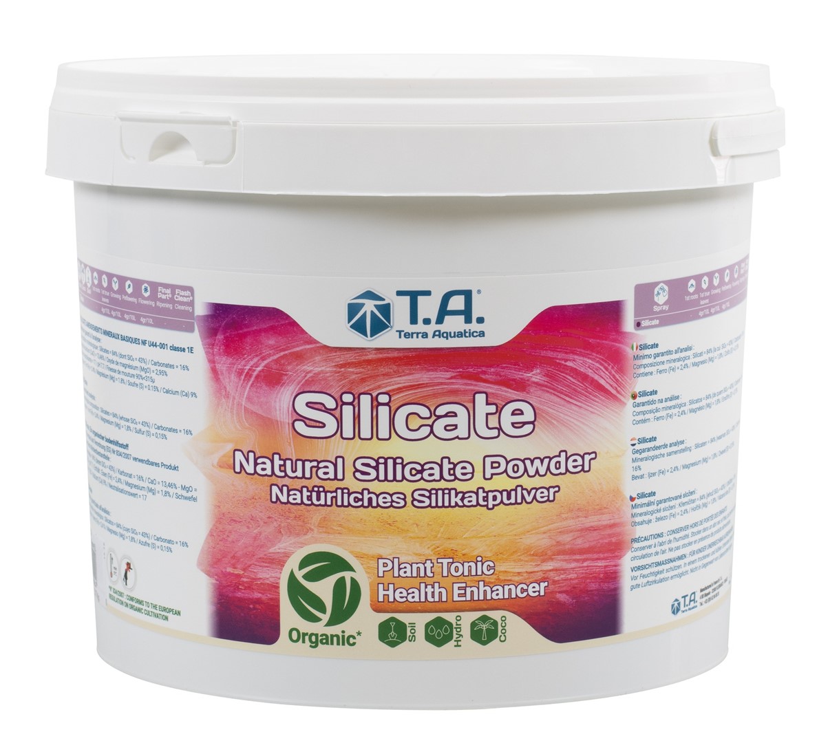 T.A. SILICATE 5L, STYMULATOR SYSTEMU OCHRONNEGO (MINERAL MAGIC), GENERAL HYDROPONICS - GHE