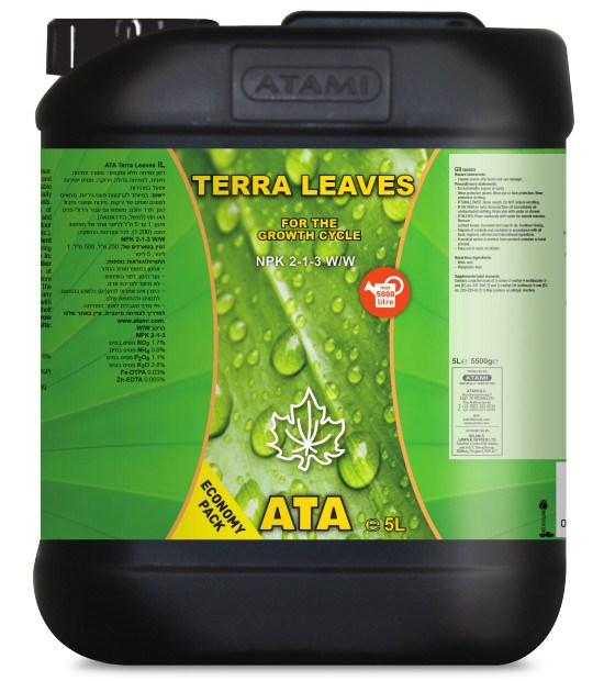 TERRA LEAVES 5L, NAWÓZ NA WZROST, ATAMI