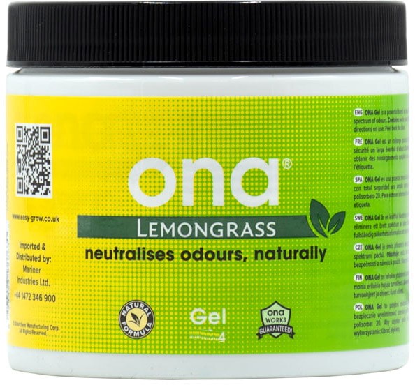 NEUTRALIZATOR ZAPACHU, POCHŁANIACZ ZAPACHÓW,  W ŻELU, ONA GEL LEMONGRASS, 732g