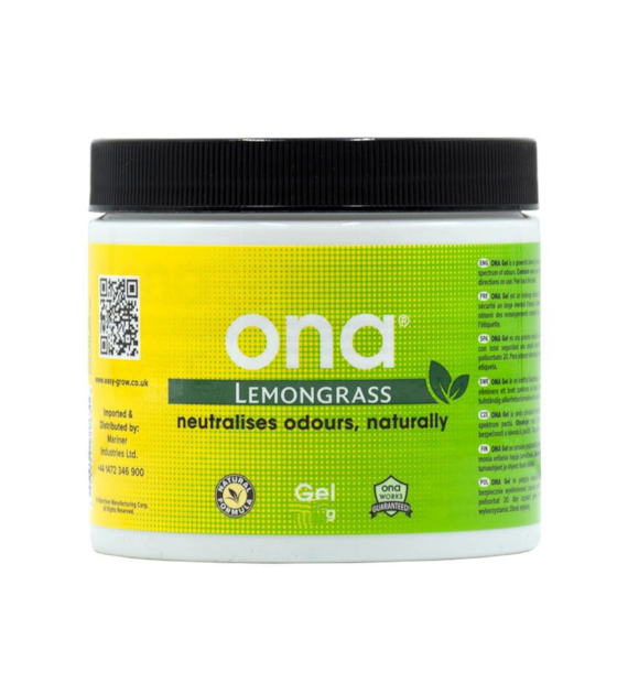 NEUTRALIZATOR ZAPACHU, POCHŁANIACZ ZAPACHÓW,  W ŻELU, ONA GEL LEMONGRASS, 400g