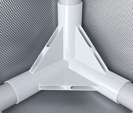 TRÓJNIK / ŁĄCZNIK RUREK DO GROWBOXÓW, VF, fi16mm