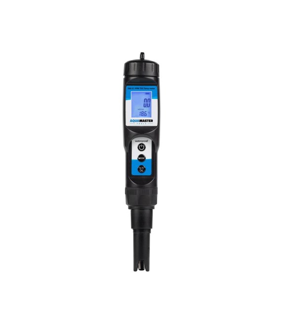 ELEKTRONICZNY MIERNIK EC, TDS i TEMPERATURY - E60 PRO, 0.0~19.9 mS/cm, 0 ~ 19.99 PPT / PPM: 0 ~ 1999 PPM, 0°C~50°C, KONDUKTOMETR, AQUA MASTER TOOLS