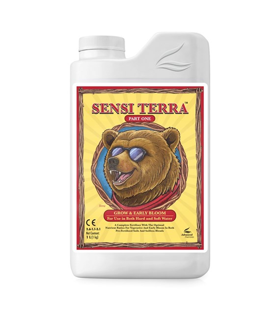 SENSI TERRA PART ONE 1L, NAWÓZ NA WZROST I WCZESNE KWITNIENIE, (gleba, hydro, kokos), ADVANCED NUTRIENTS