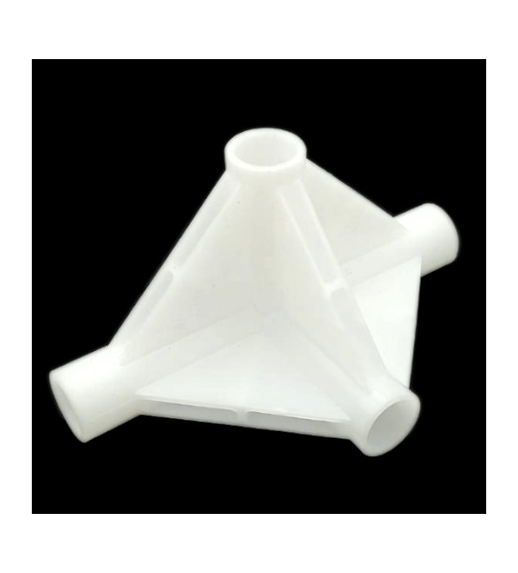 CZWÓRNIK / ŁĄCZNIK RUREK DO GROWBOXÓW, VF, fi19mm