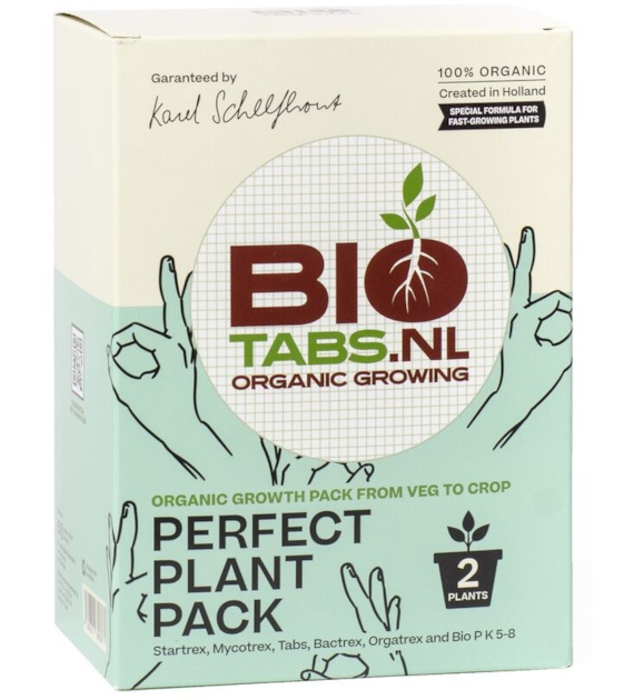 PERFECT PLANT PACK - ORGANICZNY ZESTAW NAWOZÓW I STYMULATORÓW NA 2 ROŚLINY, DO GLEBY, BIOTABS