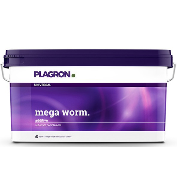 MEGA WORM 10L, HUMUS KOPROLITOWY STYMULUJĄCY FLORĘ GLEBY, PLAGRON, mikoryza, trichoderma
