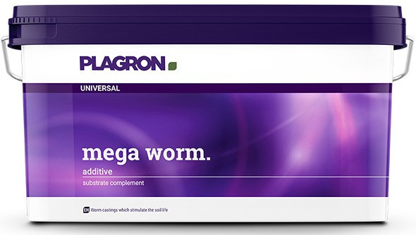 MEGA WORM 10L, HUMUS KOPROLITOWY STYMULUJĄCY FLORĘ GLEBY, PLAGRON, mikoryza, trichoderma
