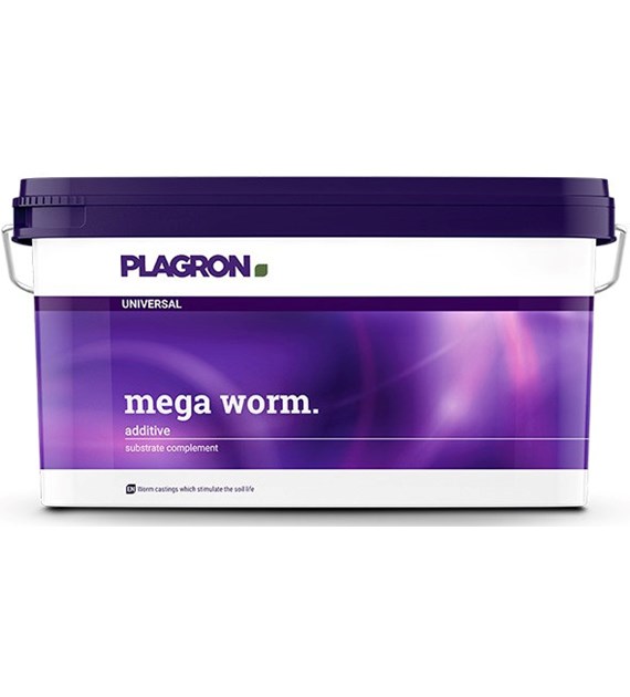 MEGA WORM 10L, HUMUS KOPROLITOWY STYMULUJĄCY FLORĘ GLEBY, PLAGRON, mikoryza, trichoderma