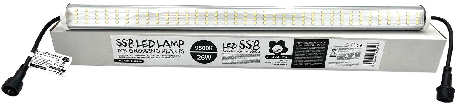 LAMPA LED SSB 9500K/26W -  PRZYSPIESZA UKORZENIANIE KLONÓW I SADZONEK, dł. 53 CM. VF KRAKOW, ukorzeniacz, do uprawy roślin