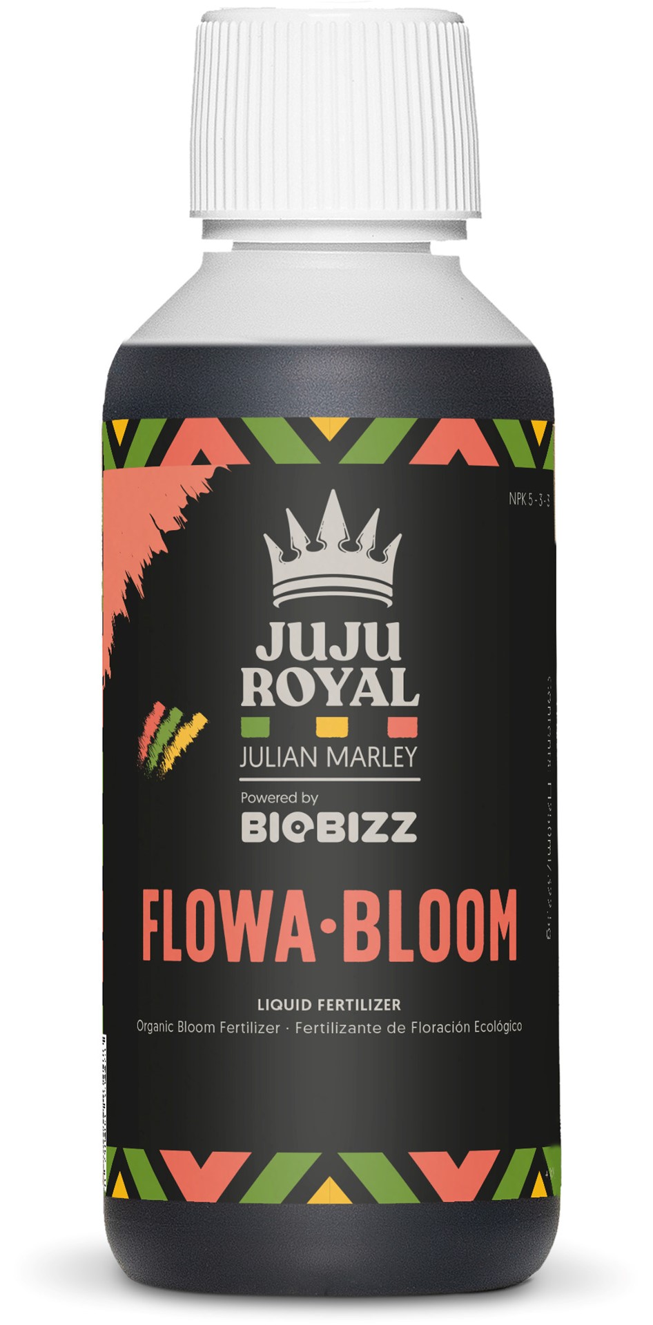 FLOWA BLOOM - JUJU ROYAL, 0.25L/250ML, ORGANICZNY NAWÓZ NA KWITNIENIE, BIOBIZZ