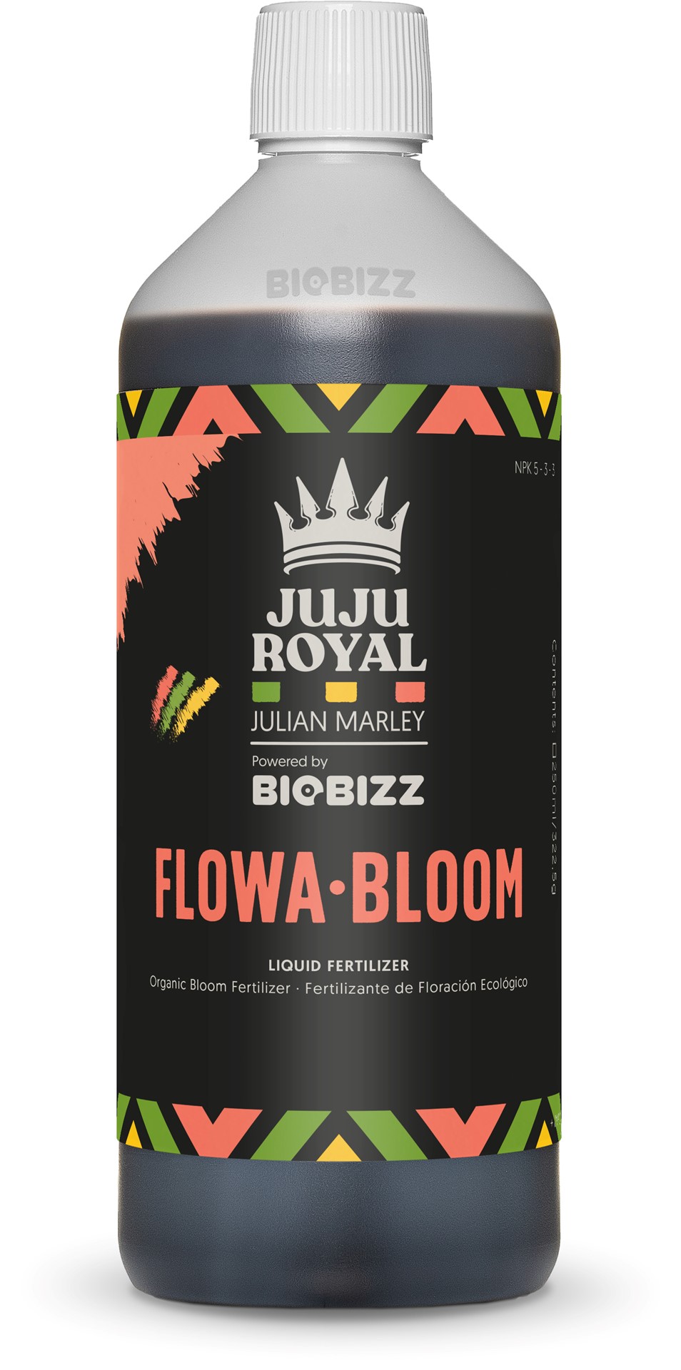 FLOWA BLOOM - JUJU ROYAL, 1L, ORGANICZNY NAWÓZ NA KWITNIENIE, BIOBIZZ