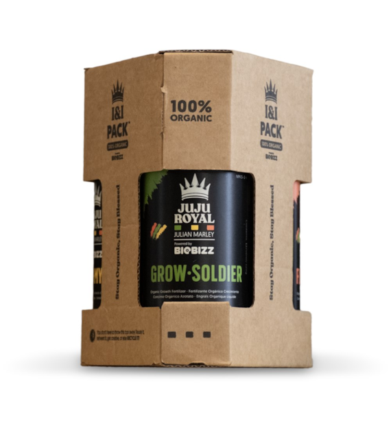 I&I TRY-PACK - JUJU ROYAL 3x250ML, ORGANICZNY ZESTAW NAWOZÓW + STYMULATOR NA WZROST I KWITNIENIE, (GREEN MYSTIC,GROW SOLDIER,FLOWA BLOOM), BIOBIZZ