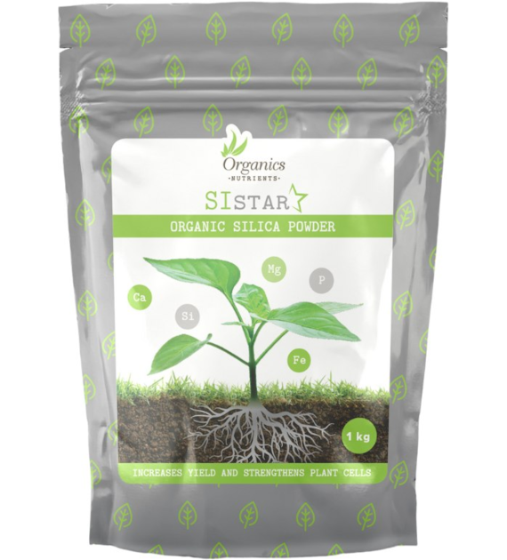 SI STAR SILICA POWDER 1KG, KRZEM W PROSZKU, POPRAWIA WCHŁANIANIE, WZMACNIA ŁODYGI, ZWIĘKSZA ODPORNOŚĆ, ORGANICS NUTRIENTS