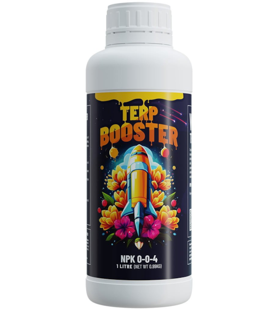 TERP BOOSTER 1L - ZWIĘKSZA PRODUKCJĘ TERPENÓW, OLEJU I ŻYWICY, POPRAWIA ZAPACH I ODPORNOŚĆ, NA WZROST I KWITNIENIE, NPK 0-0-4