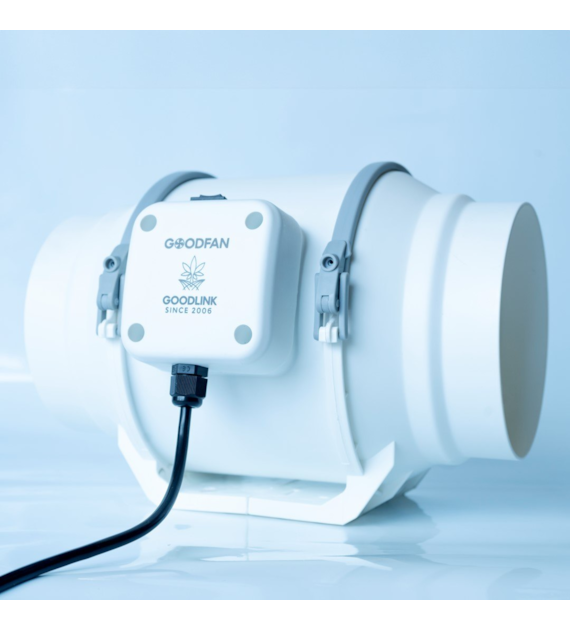 WENTYLATOR KANAŁOWY Z KABLEM - GOOD FAN, fi150mm, 2 SPEED 475-560m3/h