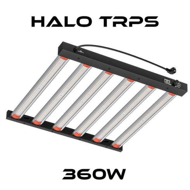 LAMPA LED 360W HALO TRPS z wbudowanym zasilaczem i regulacją mocy - 2,7µmol/J, oświetla 100x100cm, TERPENES PRODUCER, FULL SPECTRUM, DO UPRAWY ROŚLIN, lumatek, VF KRAKOW