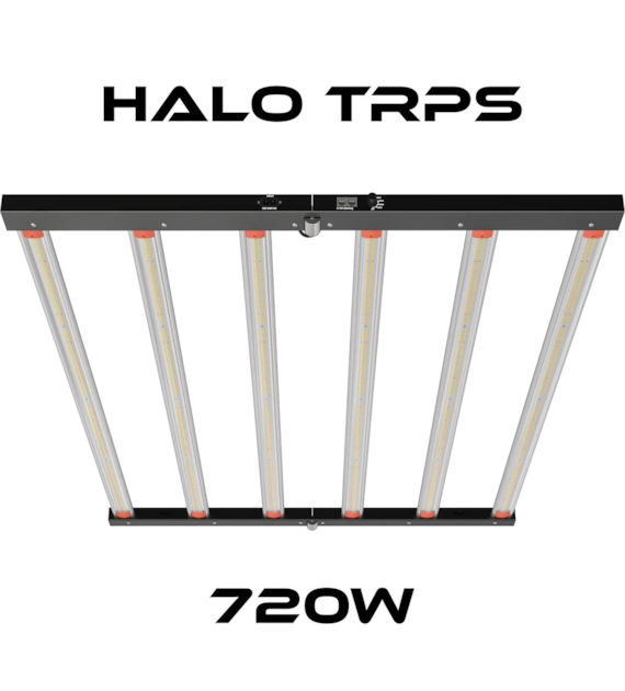 LAMPA LED 720W HALO TRPS z wbudowanym zasilaczem i regulacją mocy - 2,7µmol/J, oświetla 150x150cm, TERPENES PRODUCER, FULL SPECTRUM, DO UPRAWY ROŚLIN, lumatek, VF KRAKOW
