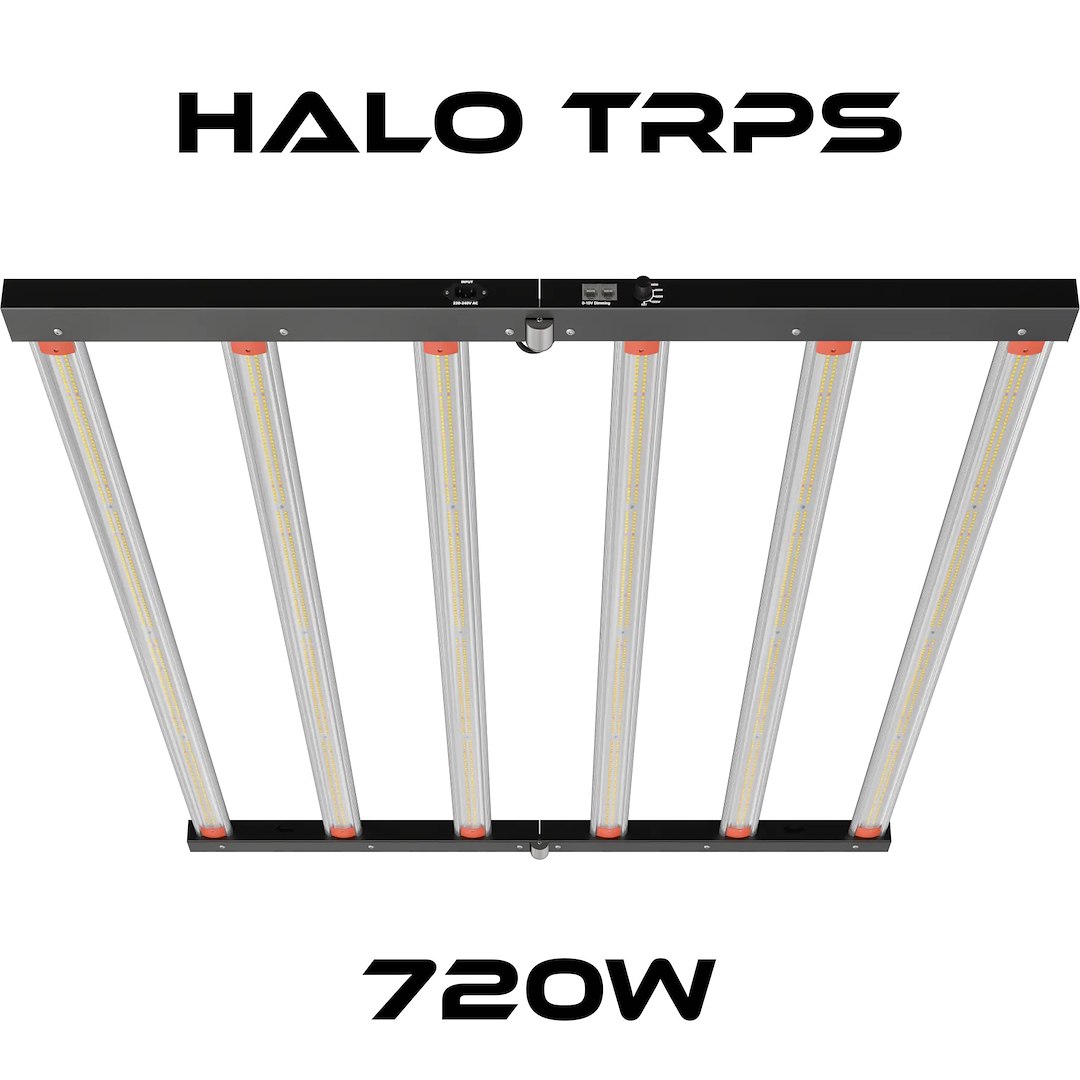 LAMPA LED 720W HALO TRPS z wbudowanym zasilaczem i regulacją mocy - 2,7µmol/J, oświetla 150x150cm, TERPENES PRODUCER, FULL SPECTRUM, DO UPRAWY ROŚLIN, lumatek, VF KRAKOW