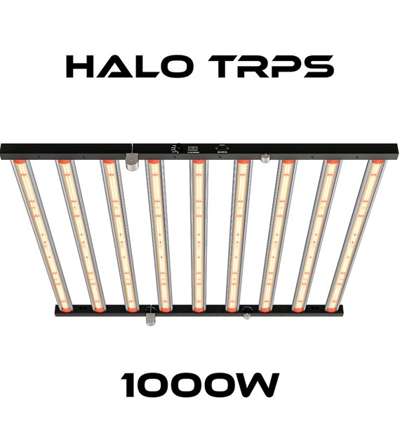 LAMPA LED 1000W HALO TRPS z wbudowanym zasilaczem i regulacją mocy - 2,7µmol/J, oświetla 200x200cm, TERPENES PRODUCER, FULL SPECTRUM, DO UPRAWY ROŚLIN, lumatek, VF KRAKOW