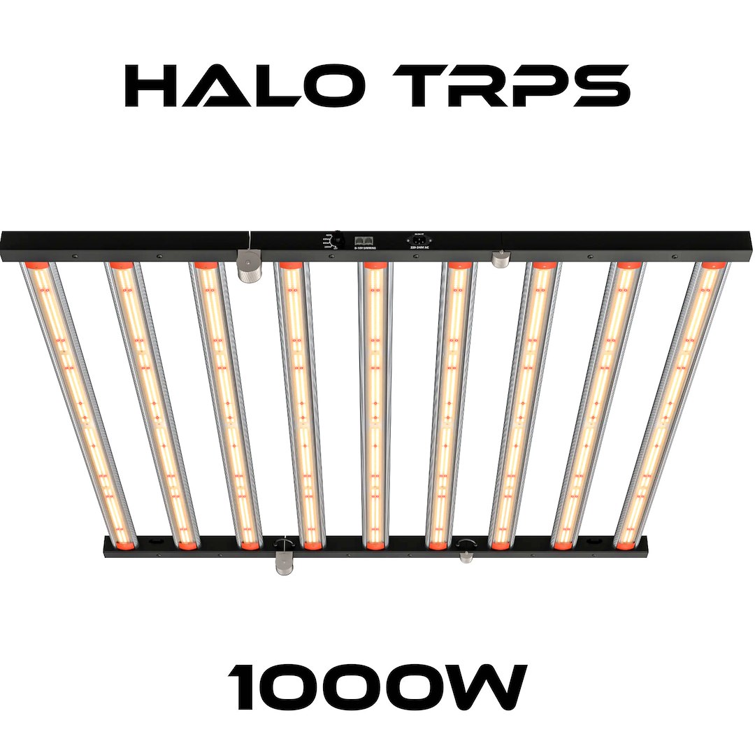 LAMPA LED 1000W HALO TRPS z wbudowanym zasilaczem i regulacją mocy - 2,7µmol/J, oświetla 200x200cm, TERPENES PRODUCER, FULL SPECTRUM, DO UPRAWY ROŚLIN, lumatek, VF KRAKOW