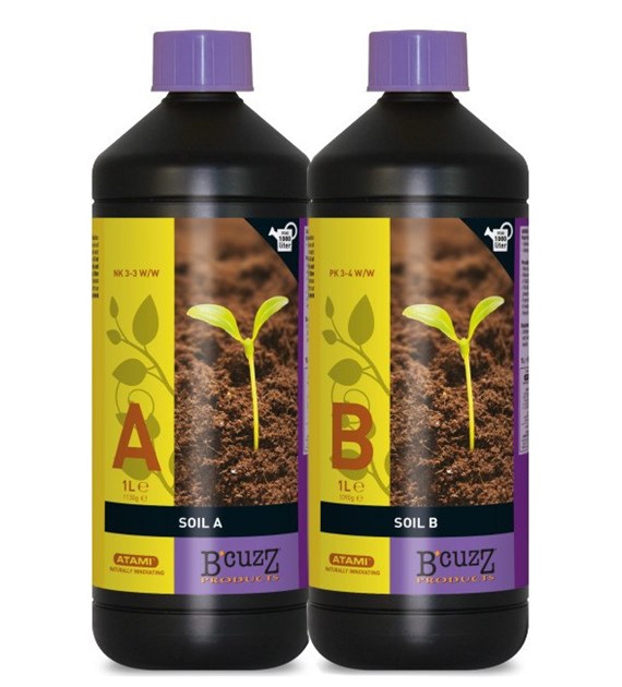 B'CUZZ SOIL A+B 2x1L, NAWÓZ NA WZROST I KWITNIENIE, ATAMI