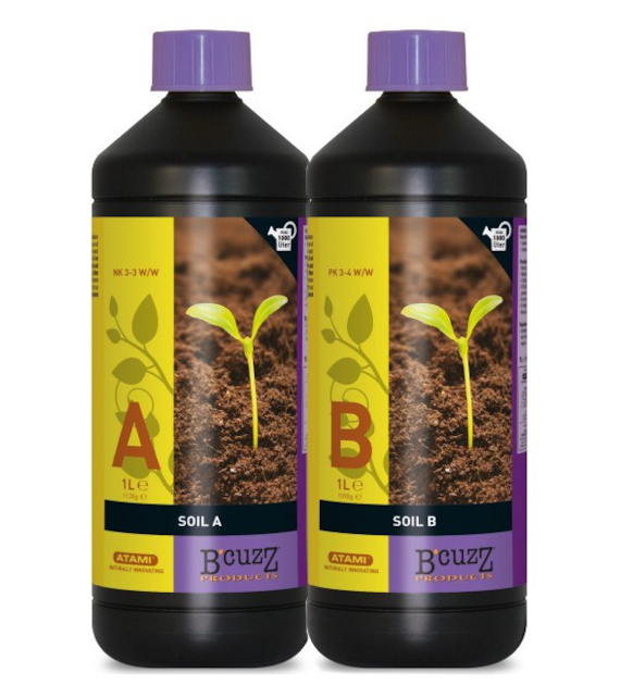 B'CUZZ SOIL A+B 2x1L, NAWÓZ NA WZROST I KWITNIENIE, ATAMI