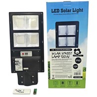 ULICZNA LAMPA SOLARNA CLASSIC Z WBUDOWANYM PANELEM + PILOT,WYDAJNOŚĆ 1000W, CZUJNIK RUCHU + ZMIERZCHU, CSE Clean Solar Energy, VF.krakow