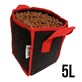 !-HemPot  5L - ODDYCHAJĄCA, KWADRATOWA DONICZKA MATERIAŁOWA 19x19xh19cm, Z UCHWYTAMI, odpowiednik Smart Pot, Growbag