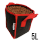 !-HemPot  5L - ODDYCHAJĄCA, KWADRATOWA DONICZKA MATERIAŁOWA 19x19xh19cm, Z UCHWYTAMI, odpowiednik Smart Pot, Growbag