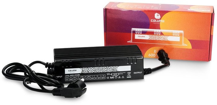 ZASILACZ ELEKTRONICZNY DO LAMP HPS i MH 600W - CALUMA X-LITE , Z PELNĄ REGULACJĄ MOCY: 250W, 400W, 600W,660W (SUPER LUMEN)