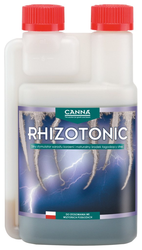 RHIZOTONIC 0.25L / 250ML, ULEPSZONA FORMUŁA, STYMULATOR WZROSTU KORZENI, UKORZENIACZ   CANNA