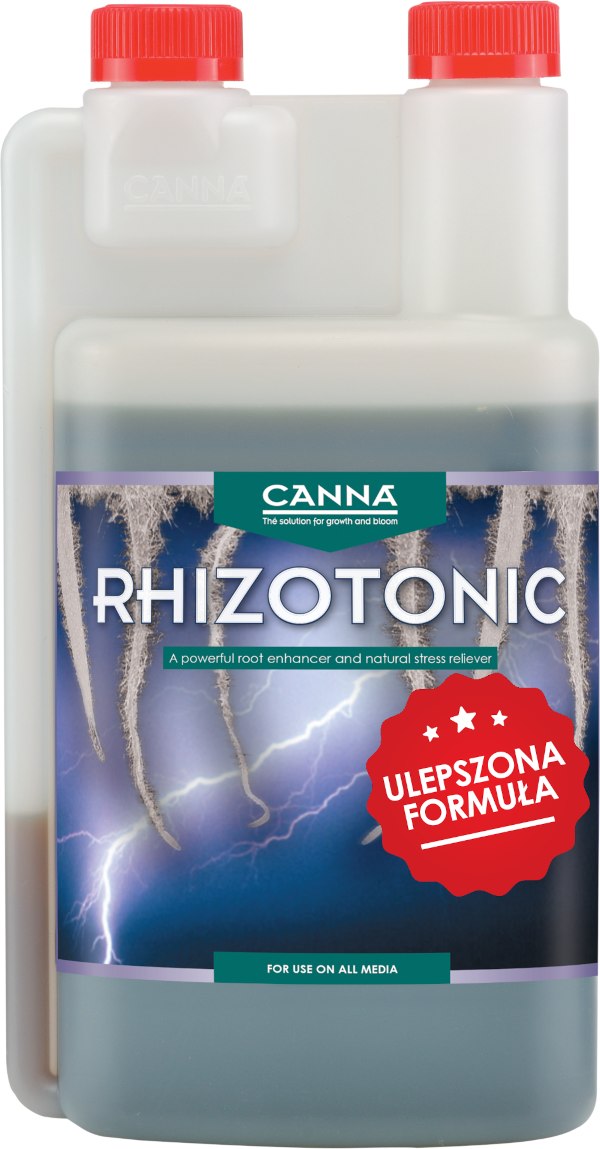 RHIZOTONIC 0.5L/500ML, ULEPSZONA FORMUŁA, STYMULATOR WZROSTU KORZENI, UKORZENIACZ CANNA