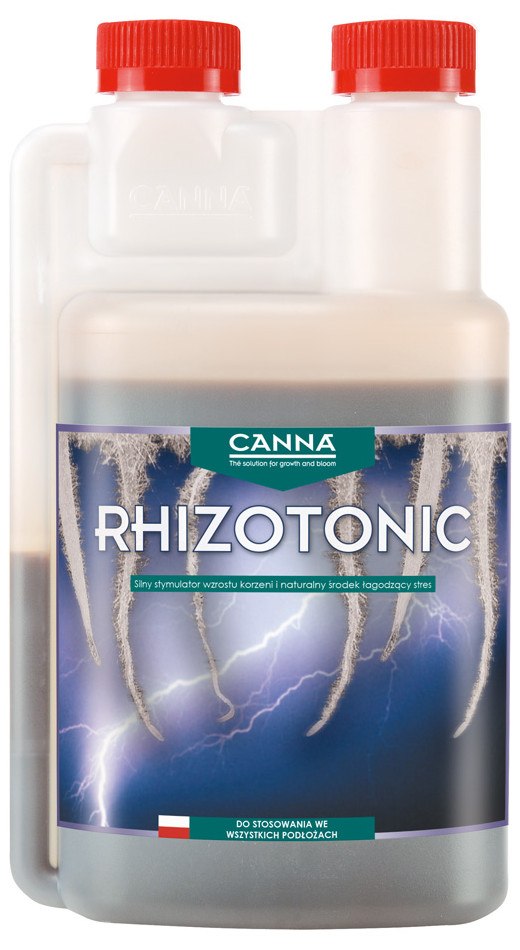 RHIZOTONIC 0.5L/500ML, ULEPSZONA FORMUŁA, STYMULATOR WZROSTU KORZENI, UKORZENIACZ CANNA