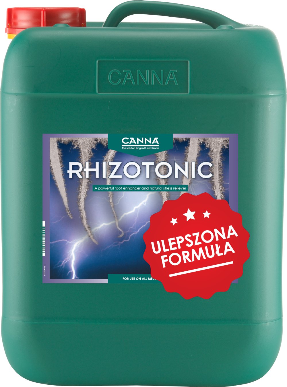 RHIZOTONIC 10L, ULEPSZONA FORMUŁA, STYMULATOR WZROSTU KORZENI, UKORZENIACZ, CANNA
