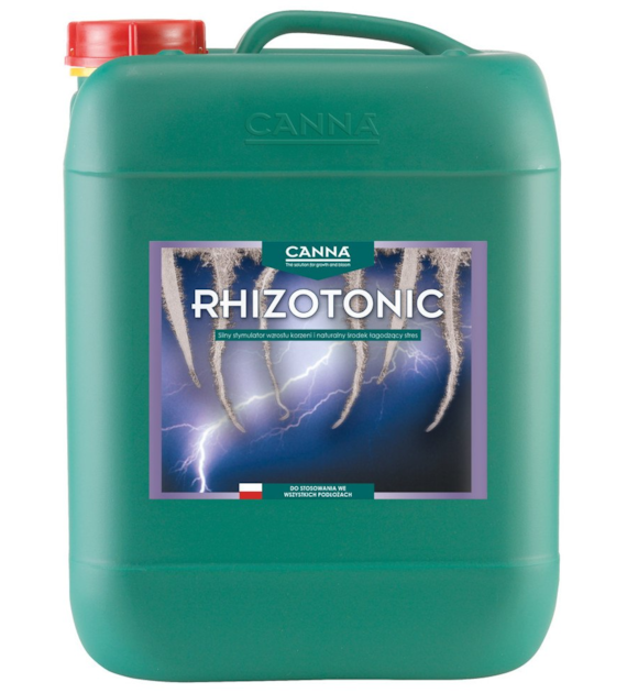 RHIZOTONIC 10L, ULEPSZONA FORMUŁA, STYMULATOR WZROSTU KORZENI, UKORZENIACZ, CANNA