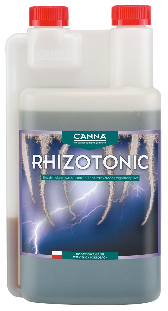 RHIZOTONIC 1L, ULEPSZONA FORMUŁA, STYMULATOR WZROSTU KORZENI, UKORZENIACZ,  CANNA